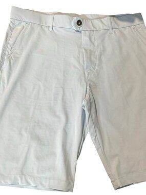 Greyson Shorts Men's 34 Blue Golf Chino Stretch Perfmce (color In Photo Lighter)